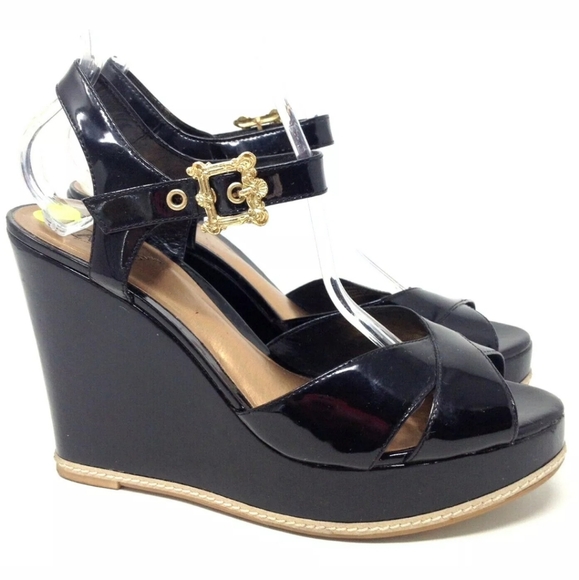 Carlos Santana Platform Wedge Sandals 10M - Picture 2 of 8